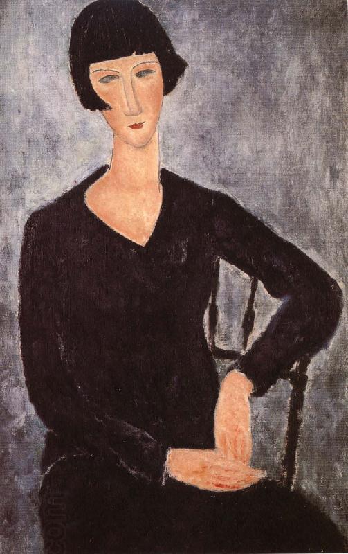 Amedeo Modigliani Seated woman in blue dress China oil painting art
